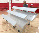 Preferred 15 Seat, 3 Row Bleacher<br>7 ft. 6 in. Long